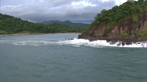 Aerial shot, beach Stock Footage 90559009