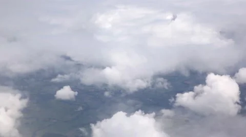 Aerial shot of beautiful clouds Stock Footage 45159054