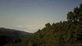 Aerial shot beautiful fertile green hills landscape above clouds La Palma 4k 4k or 4k+ Resolution