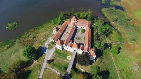 Aerial shot castle Stock Footage 111959005