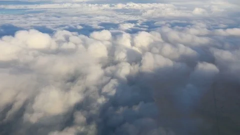 Aerial shot of clouds in 4K Stock Footage 83132433