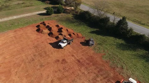 Aerial Shot of Construction Site 스톡 동영상 230103436
