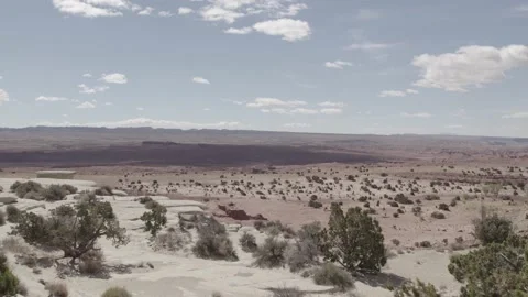 Aerial Shot Forward Dolly of Utah Canyons and Desert Stock Footage