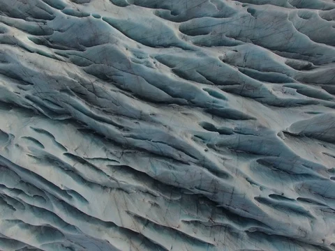 Aerial shot of glacier Stock Footage 73149301