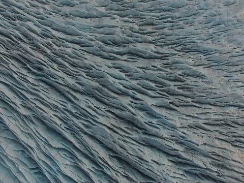 Aerial shot of glacier Stock Footage 73149749