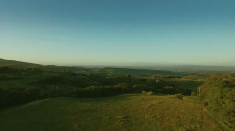 Aerial Shot of Impressive Large Scale Agricultural Fields in Southern Europe Stock Footage 64770426