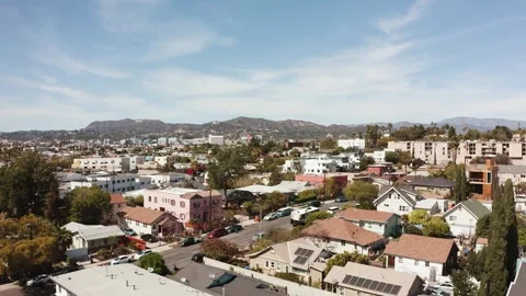 Aerial Shot of LA 2 Stock Footage 244674911