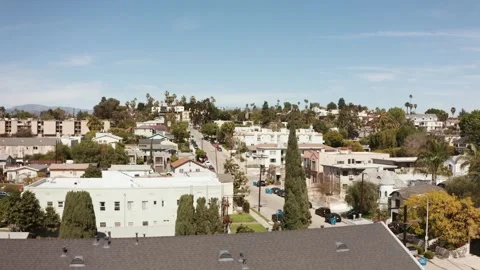Aerial Shot of LA 3 Stock Footage 244674854