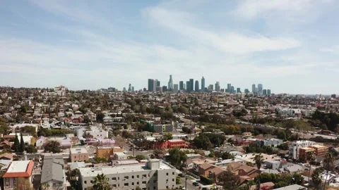 Aerial Shot of LA 6 Stock Footage 244674756