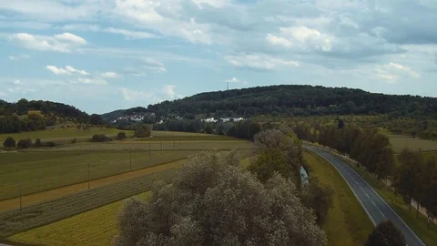 Aerial shot of a landscape 動画素材 79602792
