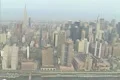Aerial shot of Midtown Manhattan from the East River Footage