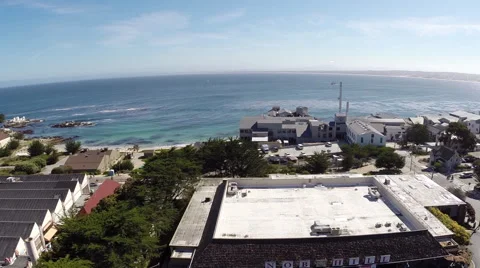 Aerial Shot of Monterey Stock Footage 49692277