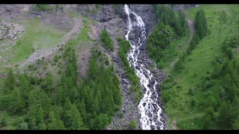 Aerial Shot Mountain 21 Stock Footage