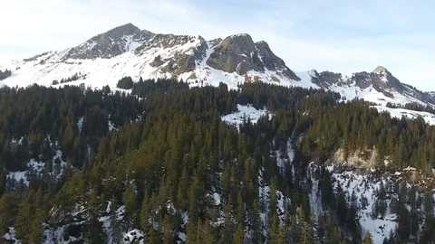 Aerial Shot Mountain 6 Stock Footage 95544729