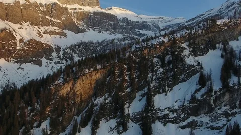 Aerial Shot Mountain 9 Stock Footage 95545688