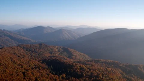 Aerial shot of mountains Stock Footage 99310376