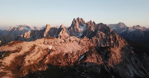 Aerial shot of mountains Stock Footage 129169559