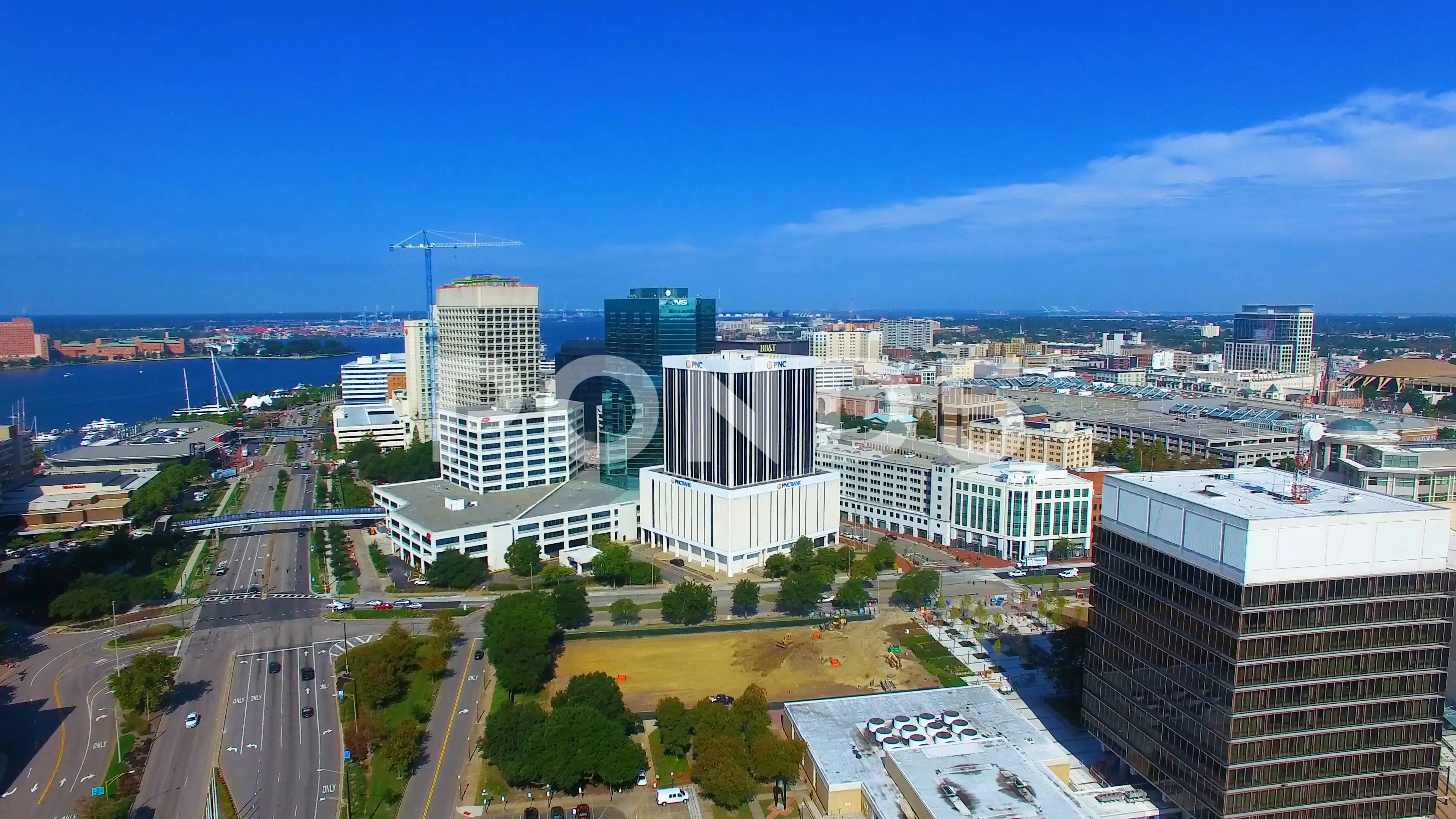 Skyline Norfolk Virginia Stock Video Footage Royalty Free Skyline Norfolk Virginia Videos Pond5