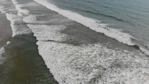 Aerial Shot Ocean 9 Stock Footage 90656261