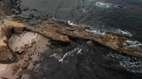 Aerial Shot Ocean Static 2 Stock Footage 91055729