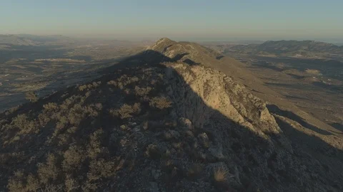 Aerial shot over mountain Stock Footage 107621695