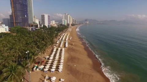 Aerial shot of resort area Stock Footage 60042012