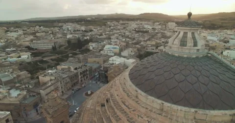 Aerial Shot - Rotating on a Dome Stock Footage 61324261