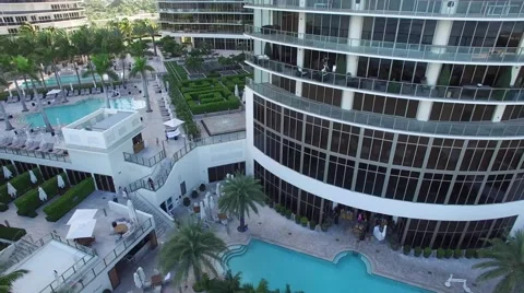 Aerial Shot of Skyscraper Stock Footage 66585647
