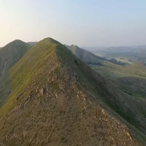 Aerial shot of the summit. Stock Footage 69496685