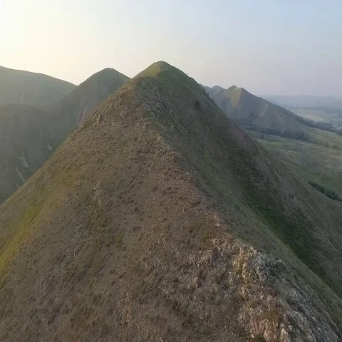 Aerial shot of the summit. Stock Footage 69496758