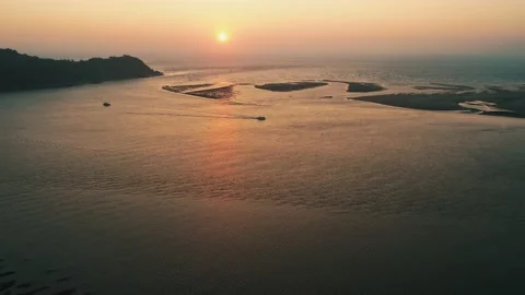 Aerial shot of Sunset 库存影片 236337073