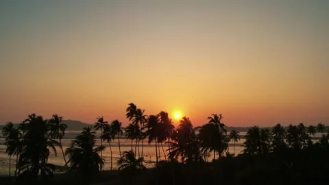Aerial Shot Of Sunset 库存影片 236341088