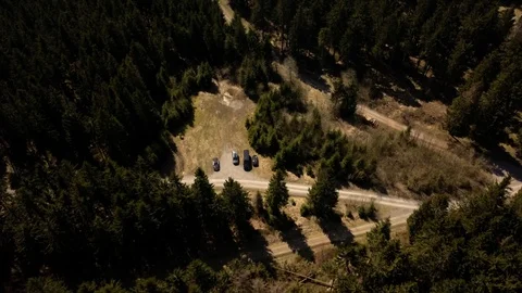 Aerial Shot || Thueringer Wald 04 Video stock 106900399