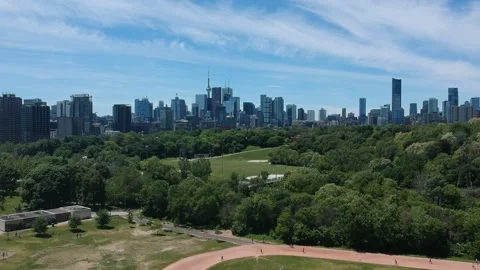 Aerial shot Toronto Stock Footage 140697026