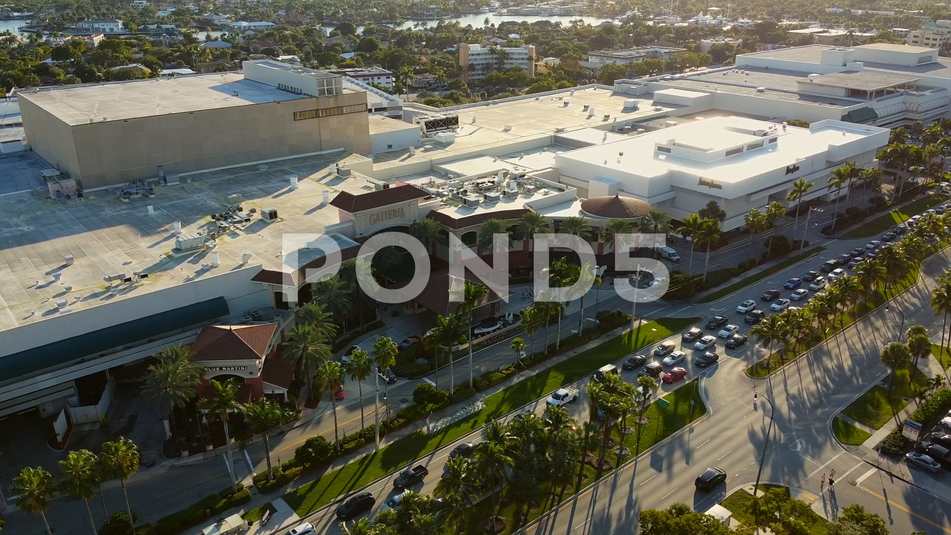 Interior view of the Galleria at Sunset , Stock Video