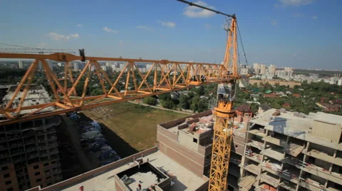 Aerial shots.Industrial development. Increase in demand for real estate Video stock 45595722