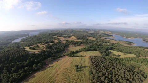 Aerial sky and nature Stock Footage 196962953