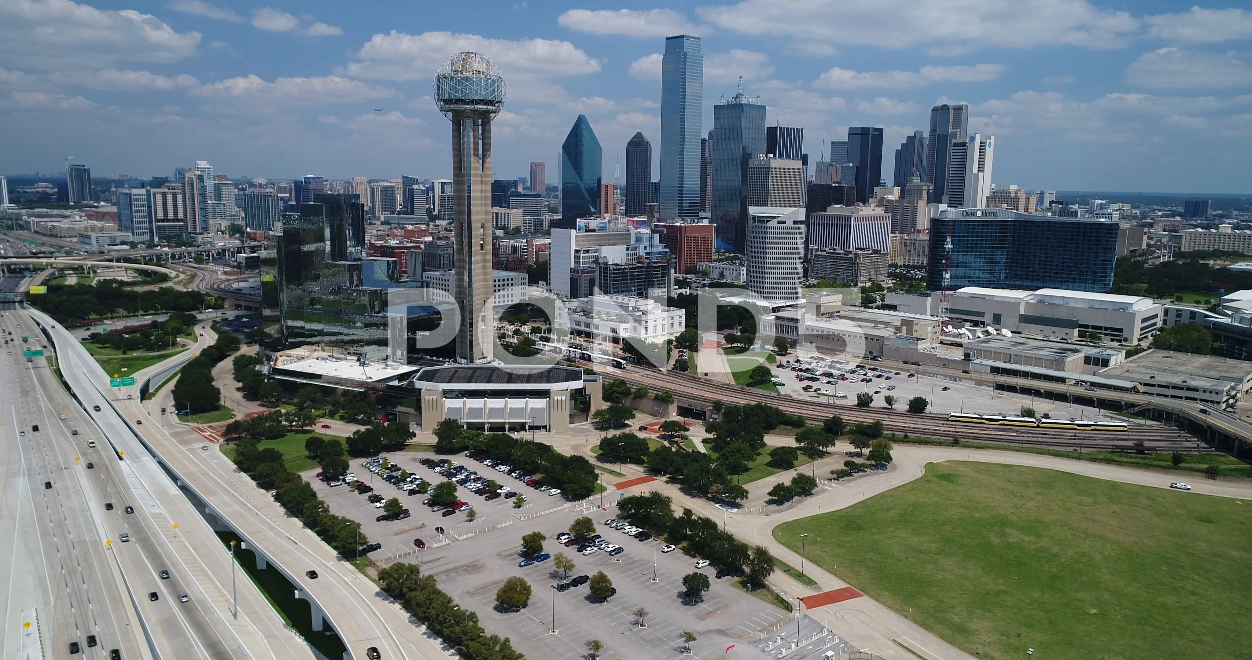 Dallas, Texas  4K drone video 