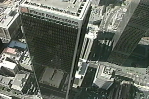 Aerial of a Skyscraper Stock Footage 567330