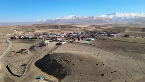 Aerial small town Stock Footage 239263505