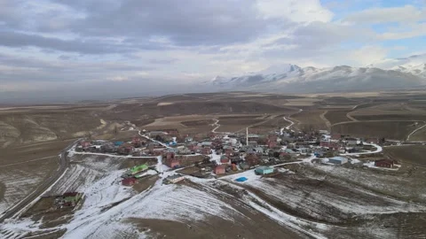 Aerial small village Stock Footage 237162549