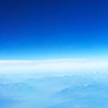 Aerial Snow Mountain Range Backround Stock Photos