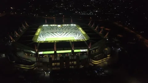 Soccer Stadium Night Stock Footage Royalty Free Stock Videos Pond5