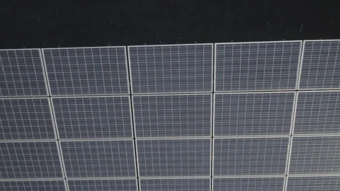 Aerial Solar Panel at farm Stock Footage 86490686