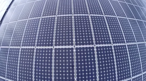 Aerial of solar panels 스톡 동영상 38950536