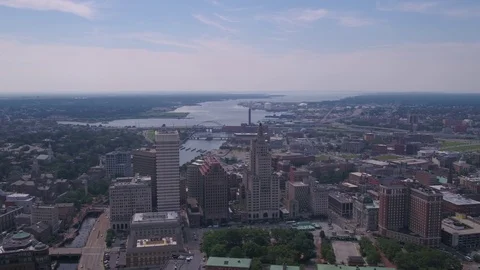 Aerial South Carolina Columbia July 2017 Sunny Day 4K Inspire 2 Stock Footage