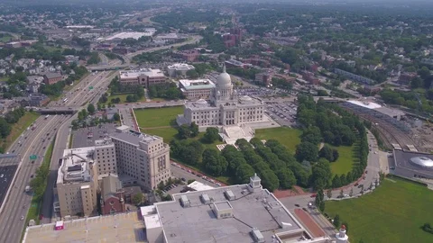 Aerial South Carolina Columbia July 2017 Sunny Day 4K Inspire 2 Stock Footage
