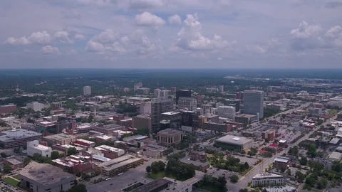 Aerial South Carolina Columbia July 2017 Sunny Day 4K Inspire 2 Stock Footage