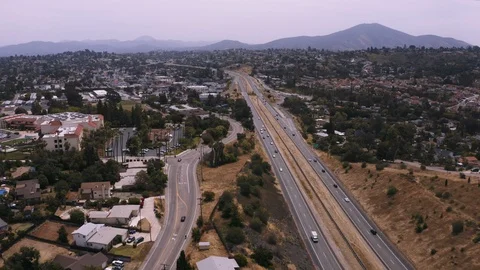 Aerial - Spring Valley, CA 動画素材 108473095