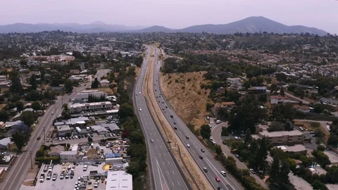 Aerial - Spring Valley, CA 動画素材 108473284
